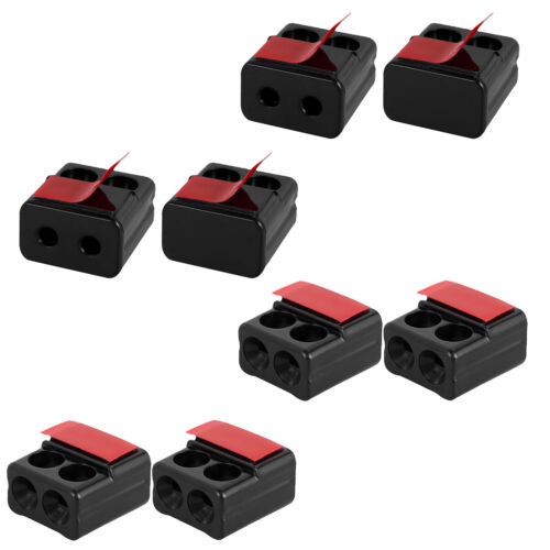 Black 8PCS Ultrasonic Car Deer Alert Whistle Deer Warning Animal Repeller Safety