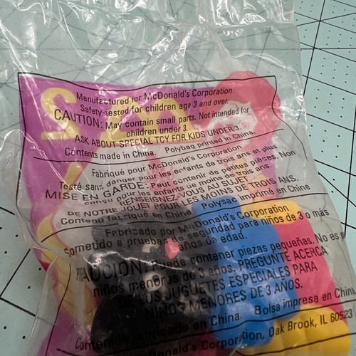 McDonalds Happy Meal Toy #2 Halloween Birdie Black Cat 1998 Sealed - Picture 5 of 5