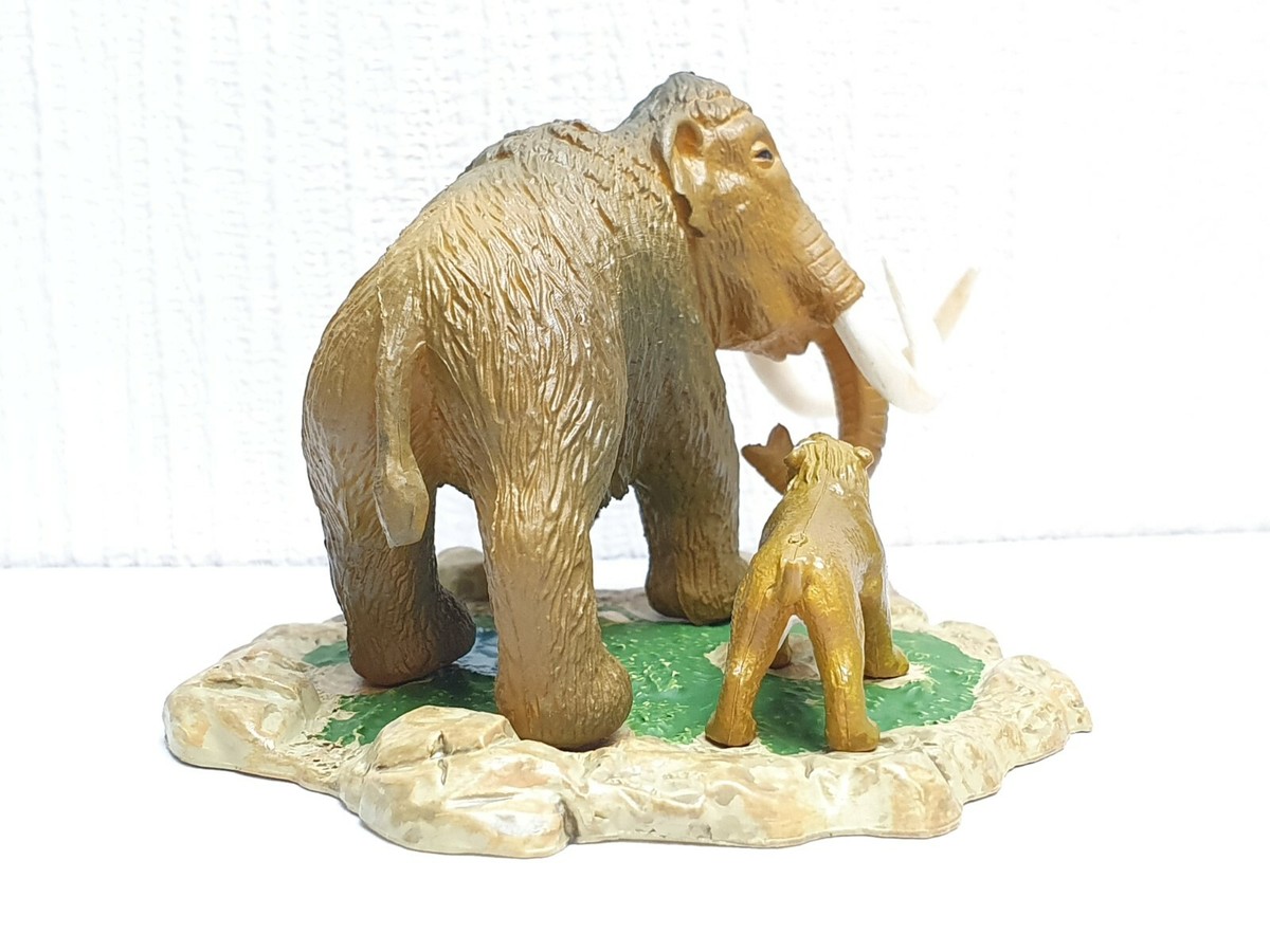 Cosmoland Kaiyodo WOOLLY MAMMOTH & SABERTOOTH TIGER dinosaur