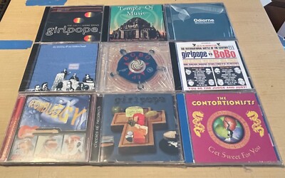 Lot of 9 New CDs Buffalo NY Power Pop - Girlpope, Bobo, 1990s-2000s