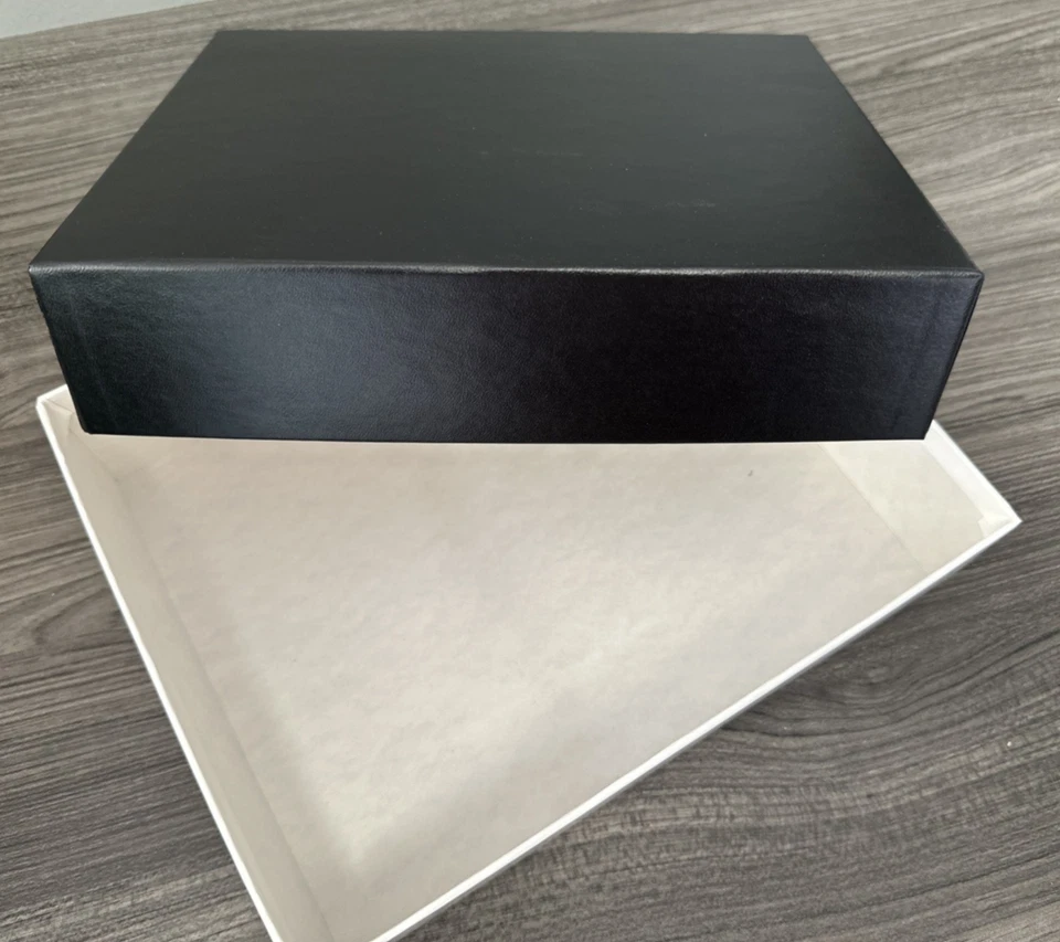 Cajas de Tren Modelo REBOXX 10" X 8" X 2-5/8" Interior Dim. Caja vacía NEGRA para latón Foto 3 de 4