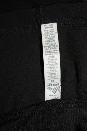 Pantalones deportivos Reebok RBX talla 3X con cierre de cordón negros corbata ligera al tobillo - Imagen 5 de 5