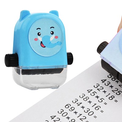 Tragbare Zahl Rollender Stempel Mathematik Stempel Lernen Praxis Werkzeug Rolle Digital