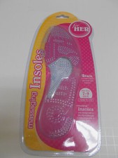 Maxam Massaging Insoles 4 Her Fits Size 7-9 Shoe Trim to Fit include left right