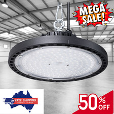 High Bay LED Lights 100W-200W Industrial Workshop Warehouse Gym Shed Farm Light
