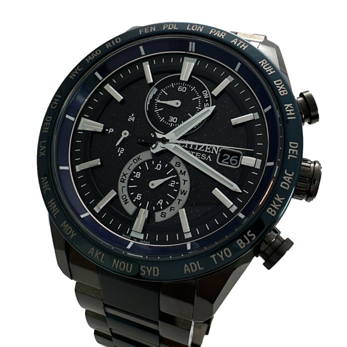 Citizen Atessa 35th Anniversary H800-A1CN201 Black Titanium Solar Watch