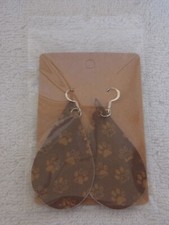 New Paw Print Earrings