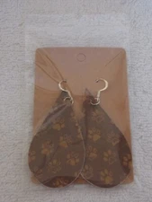 New Paw Print Earrings