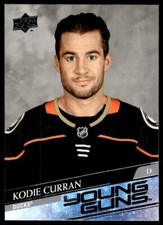 2020-21 UPPER DECK YOUNG GUNS Kodie Curran Rookie Anaheim Ducks #708 R24
