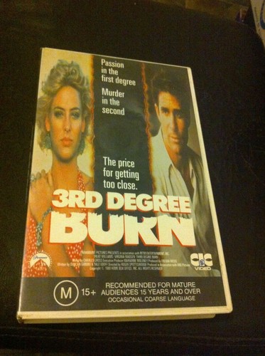 Third Degree Burn VHS no DVD Virginia Madsen Thriller crime ex-rental video tape - Picture 1 of 3