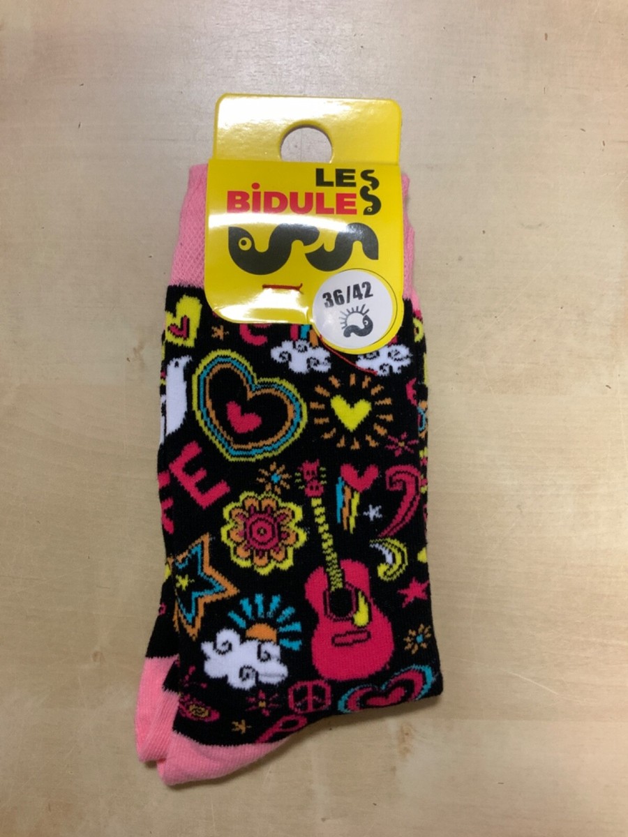 Chaussettes Unisexe 'Les Bidules' Fun Et Colorées - Taille Unique 39/44 - Idéal Pour Noël Ou Déguisement