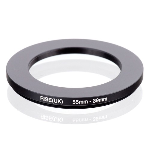 RISE(UK) 55mm-39mm Step Down Ring /55mm Lens to 39mm Camera Accessory Filter Cap - Picture 2 of 3