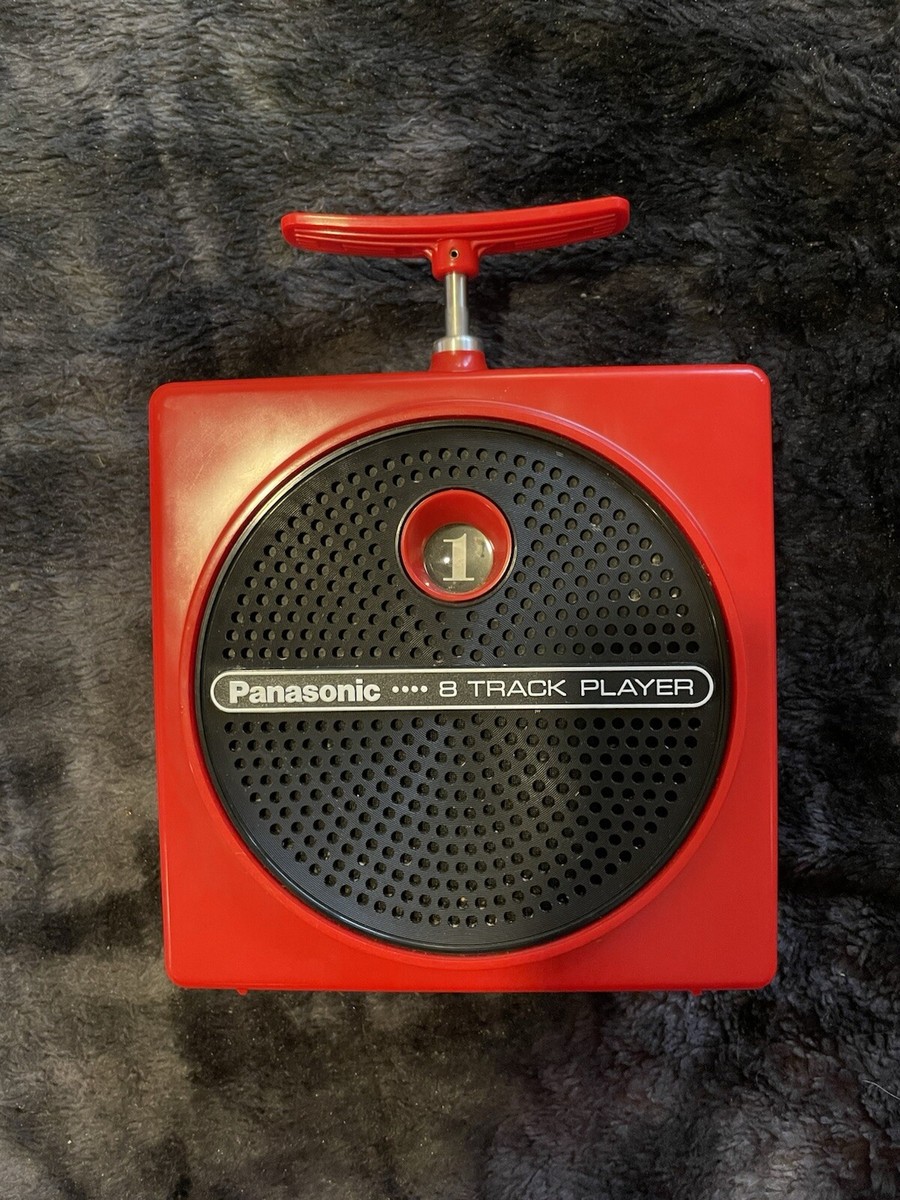Panasonic Red Dynamite TNT Portable 8-Track Player (RQ-830S) - Not