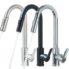 360° Küchenarmatur  mit Ausziehbar Brause Wasserhahn Küche Einhand Mischbatterie