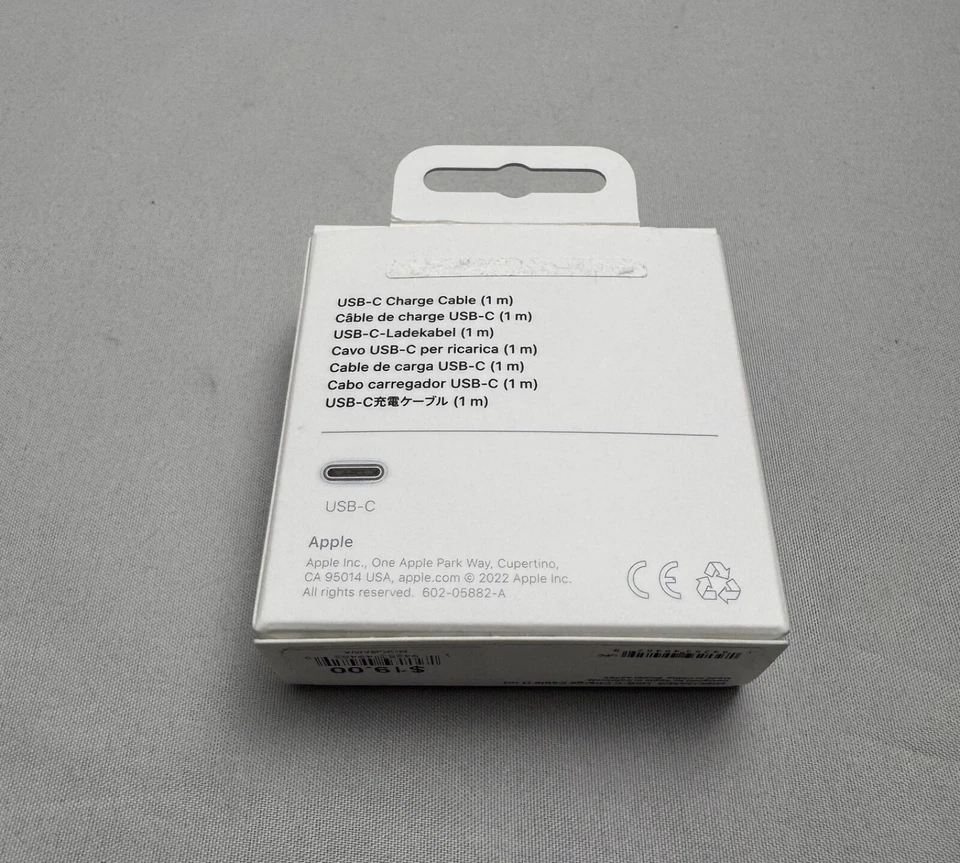 Apple USB-C Cable - 1m - BOX & MANUALS ONLY - Image 2 of 3