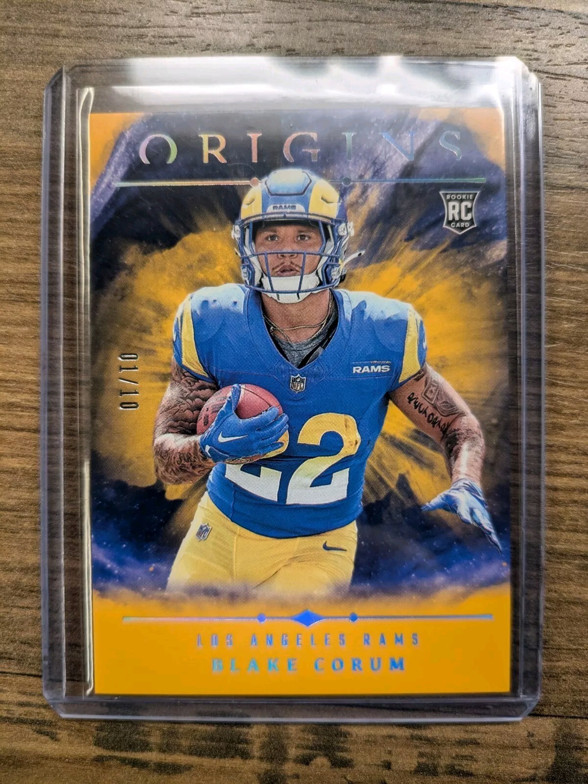 2024 Panini Origins - Blake Corum - Gold Rookie 1/10