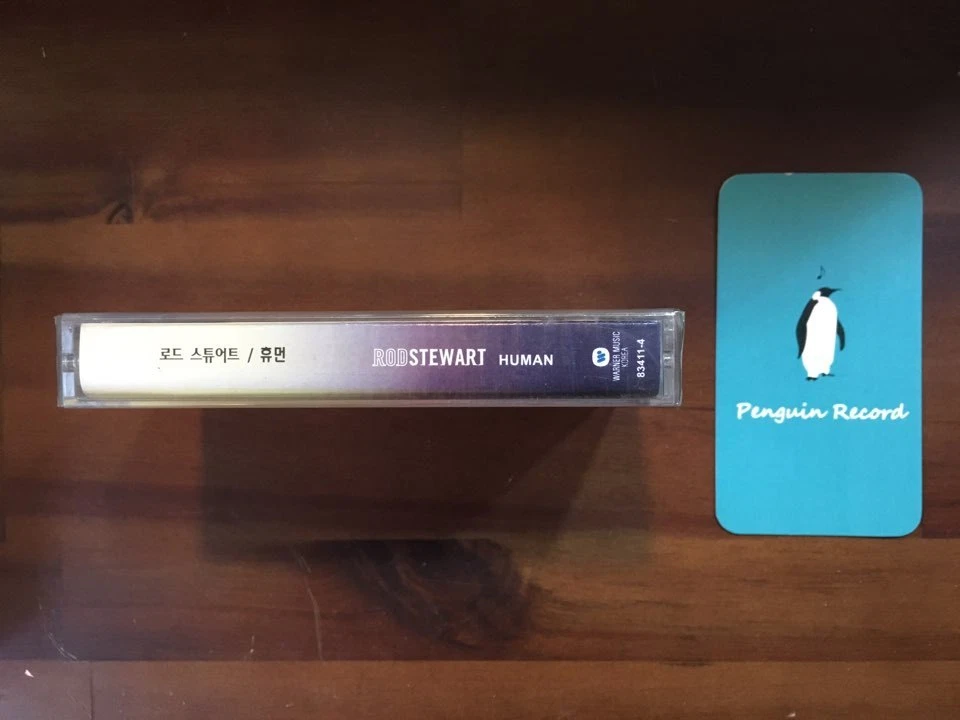 ROD STEWART - HUMAN CASSETTE TAPE KOREA EDITION SEALED - Image 2 of 3