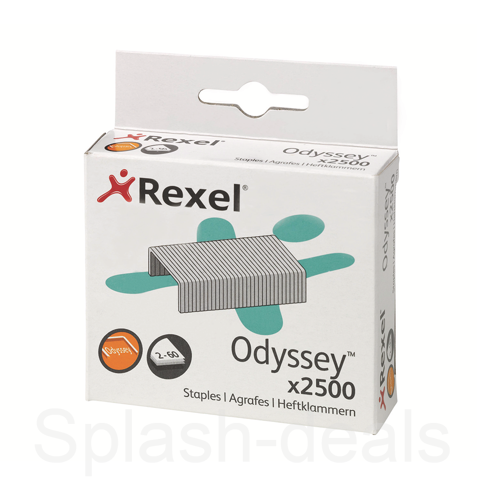 Rexel Odyssey Heavy Duty Staples - 60 Sheet Capacity Very Strong - Box of 2500