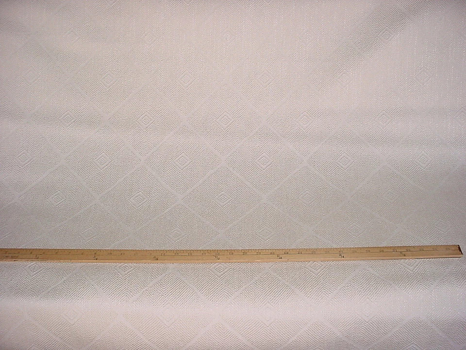 8-3/4Y Ralph Lauren LCF66001F Baobab Weave Ivory Ikat Drapery Upholstery Fabric - Image 2 of 4