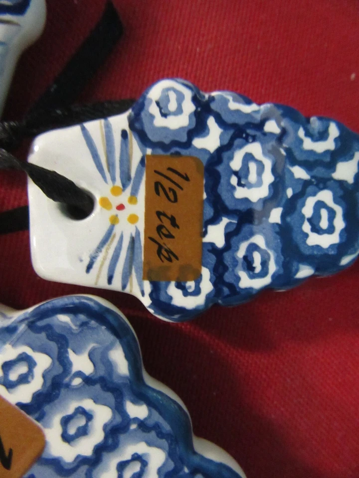 814.  Temp-tations by Tara Ceramic Measuring Spoons Set of 4   Old World - Image 4 of 4