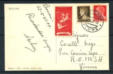 1942 - RIVER - LOT/43219 - BUCCARI POSTCARD FOR RIVER