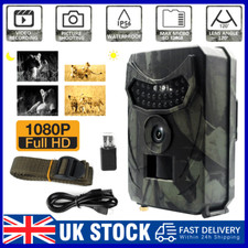 Trail Wildlife Camera 36MP 1080P HD Trap Game Hunting Cam PIR HD Night Vision UK