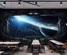 3D Meteor K11804 Wallpaper Mural Self-adhesive Removable Sticker Kay