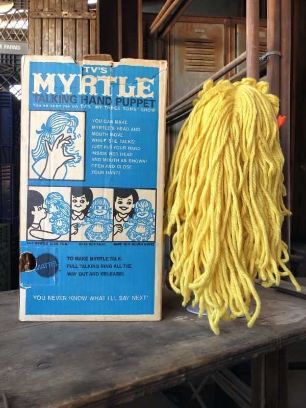 60s MATTEL TV s MYRTLE Vintage Mattel Talking Puppet Doll 60s MATTEL TV s MYRTLE Vintage Mattel Talking Puppet Doll