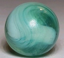 ALLEY AGATE CO. 'Transparent Swirl' .61" Vintage Marble