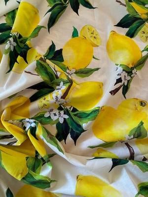 Authentic Top Italian designer luxury dress Fabric . Made in Italy
