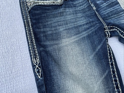 Buckle Rock Revival Boot “YUI B206” Woman’s Jeans With Stones Sz 28/32 NWT - Picture 16 of 16