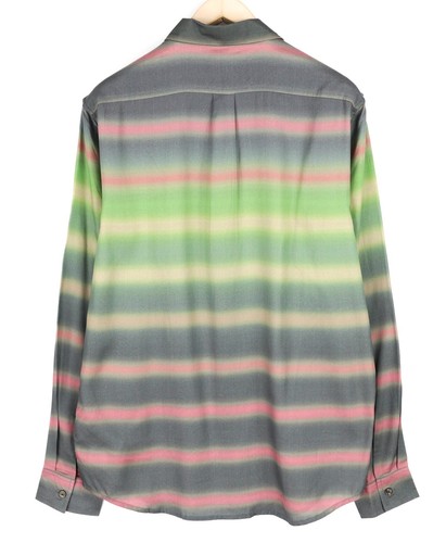 DIESEL S-Tucker-Stripe Men Shirt L RRP€150 Patterned Button Up Spread Collar - Picture 2 of 11