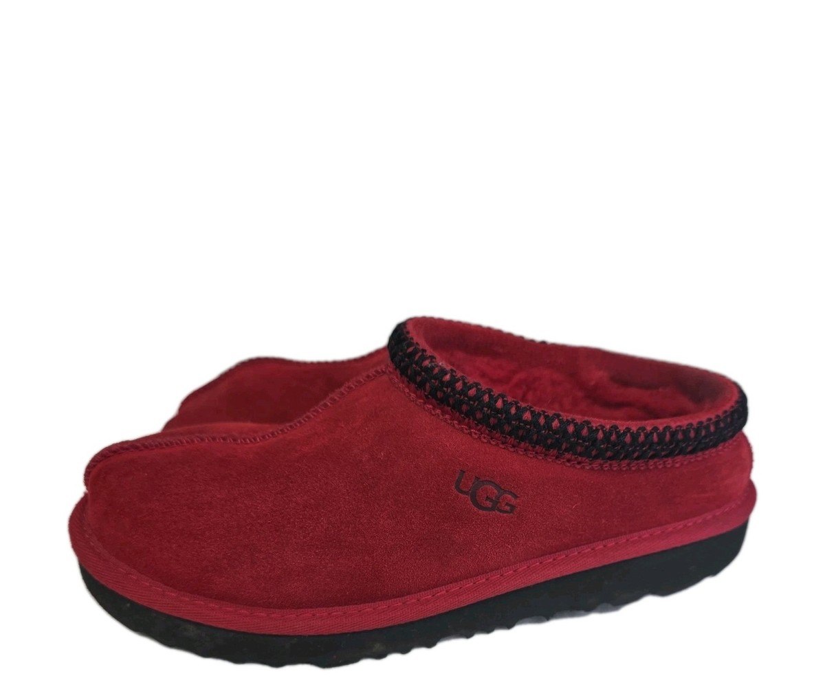 UGG Tasman II Slippers Slides Red, Big Kids Size 2. 1019066K 