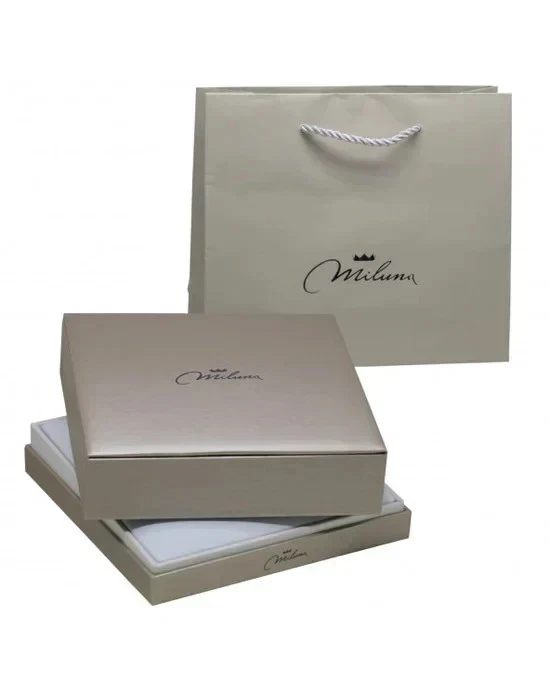 MILUNA PEPITE DI PERLE COLLANA REFERENZA PCL6652B GARANZIA UFFICIALE - Immagine 2 di 2