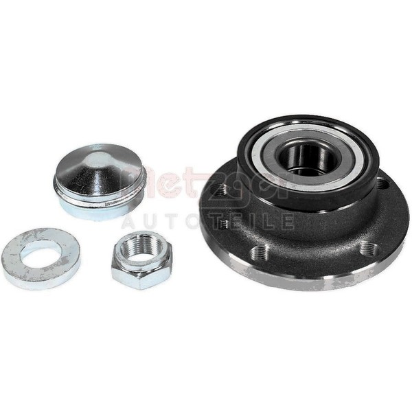 Radlagersatz Mit Magnetischem Sensorring Ø 117,5 Mm Metzger FüR U.A. Fiat Doblo-image
