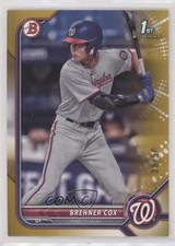 2022 Bowman Draft Gold 38/50 Brenner Cox #BD-196 0l1