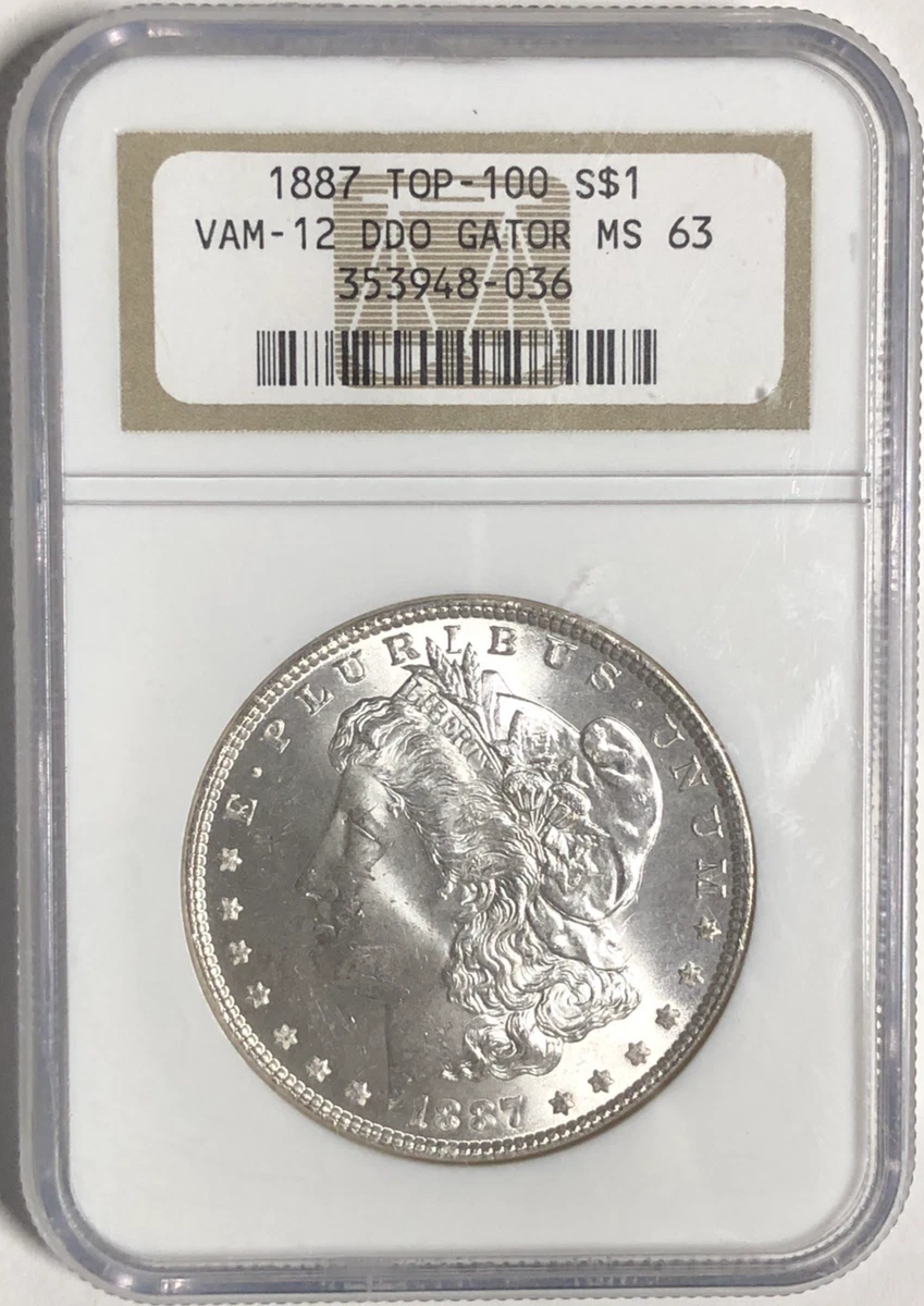 MS 63 Graded 1887 Year Morgan US Dollars (1878-1921) for sale | eBay