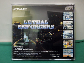 Mega CD Lethal Enforcers + Justifier gun. for 1P. CRT TV Only. JAPAN GAME 13681