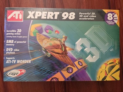 Vintage ATI XPERT 98 Graphics Card   Sealed!  | Rage Graphics |  PC Collectible