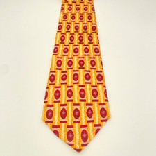 Jos. A. Bank Executive Corporate Tie Geometric Print Imported Silk Made in USA