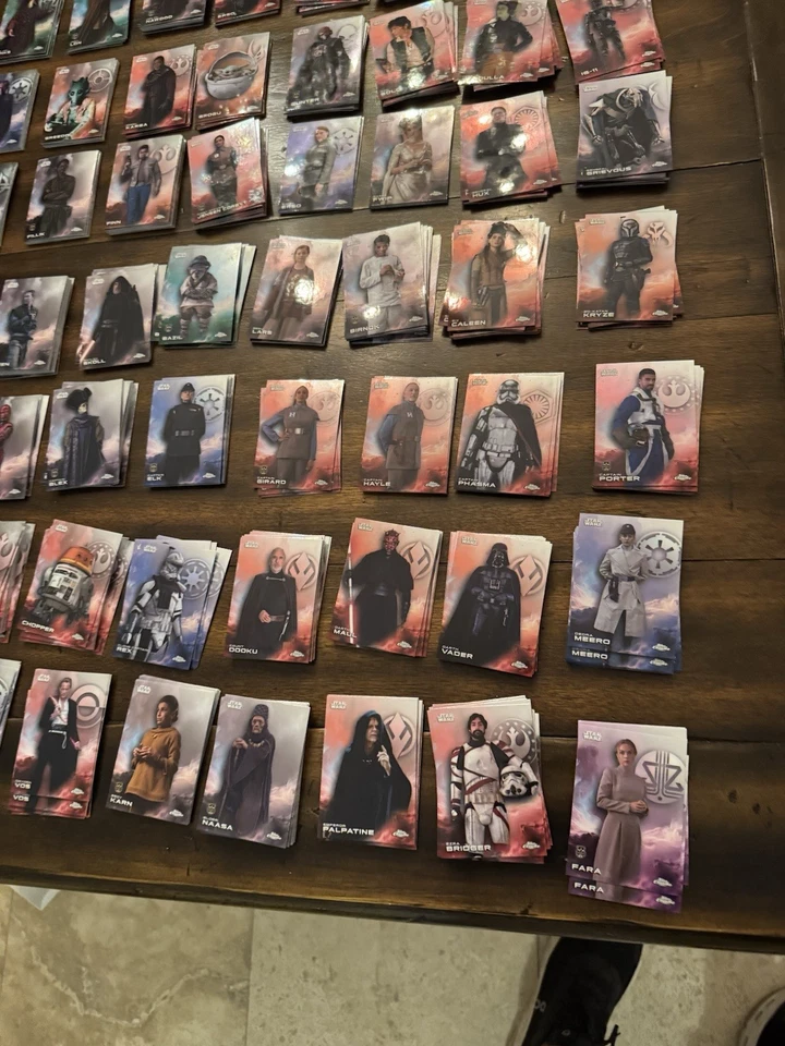 JUEGO COMPLETO TOPPS STAR WARS CROMADO 2025 1-200 Foto 4 de 4