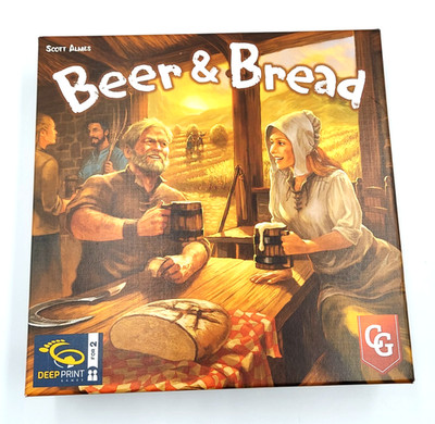 Beer & Bread Capstone Games Deep Print Scott Almes Board Game Strategy COMPLETE
