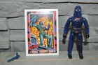 1984 Gijoe Cobra Leader ( Hooded Cobra Commander ) W/ Blaster & Action Card !