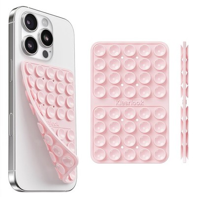 Klearlook Silicone Double-Sided Suction Cup Phone Case Detachable Mount, Stic...