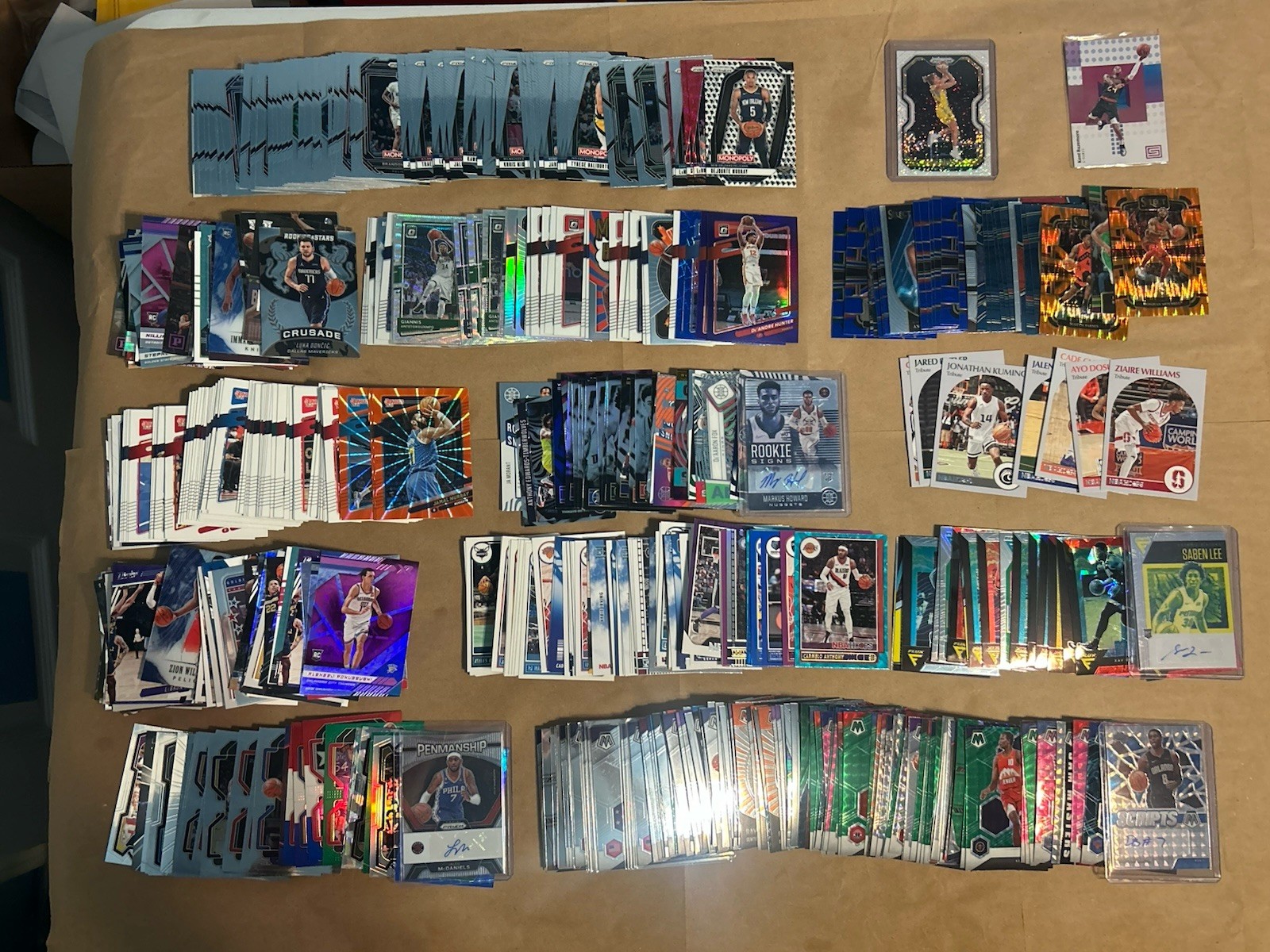 Huge Sports Lot  Of 1332 Cards (NFL,UFC,NBA,WNBA,Soccer /MLS)  & PSA Magazines