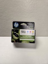 Genuine HP 910 3-Pack Combo Ink Cartridges New in Box Exp 11/2026