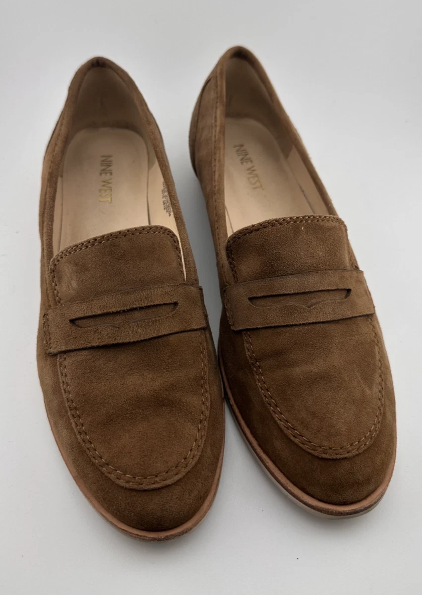 Escarpins Plats Nine West En Daim - Taille 6 (US 5.5), Marron - Occasion