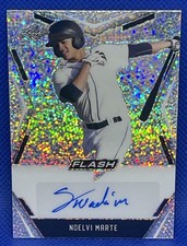 2020 Leaf Flash Flashback Base Auto Noelvi Marte #BA-NM1 Auto RC REDS