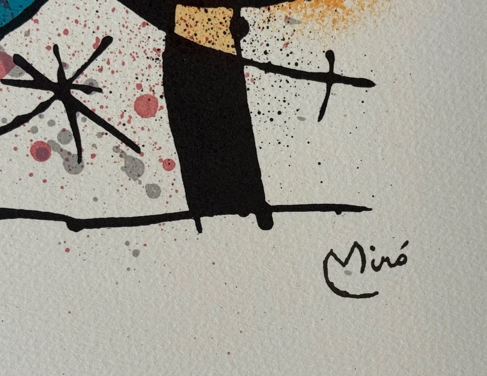 Joan Miró, Céramiques, Farblithographie auf Bütten, 1974 - Bild 4 von 4