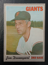1970 - O-PEE-CHEE - OPC - BASEBALL CARD - JIM DAVENPORT - # 378 (A03)